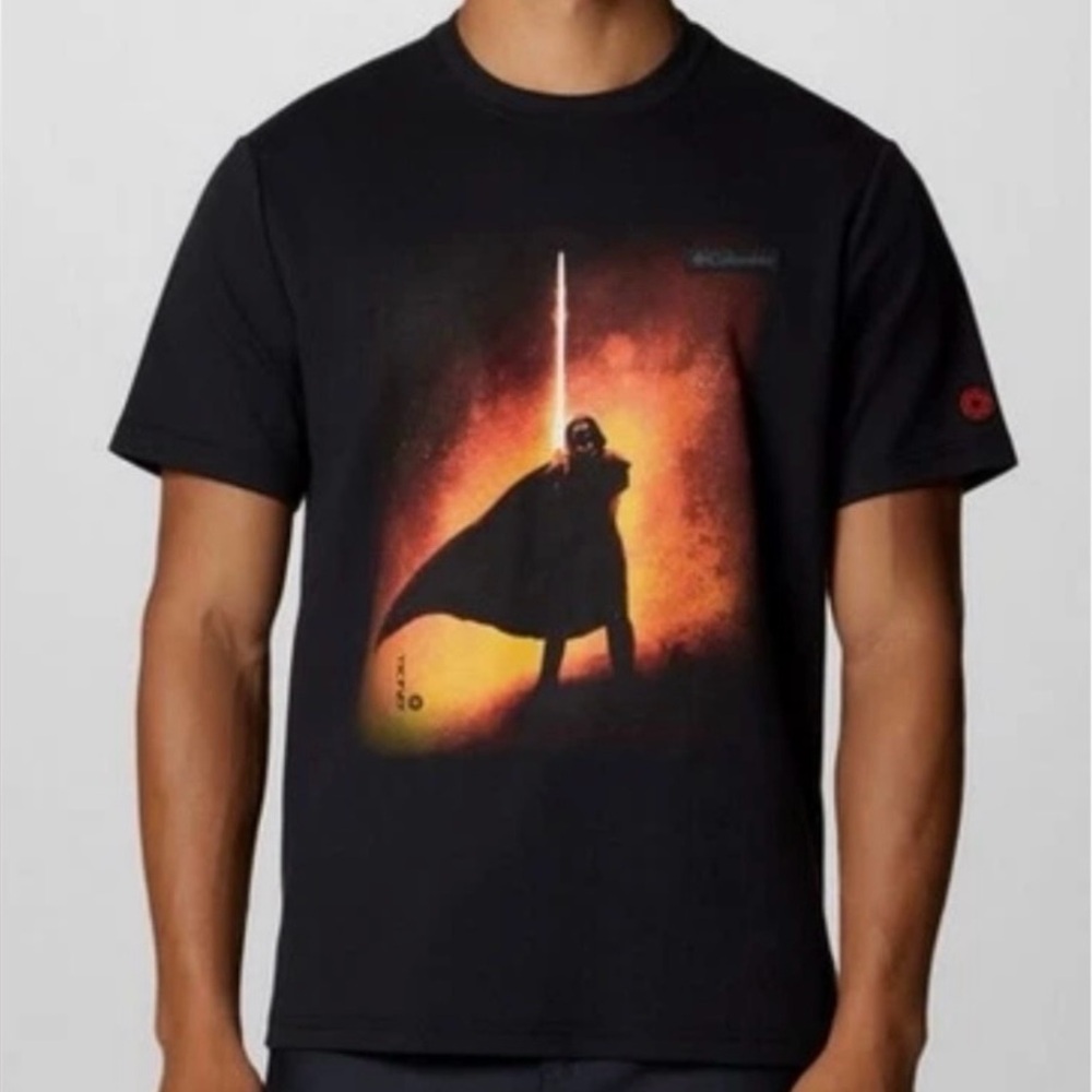 Columbia x Star Wars Darth Vader Black Short-Sleeve Graphic T-Shirt